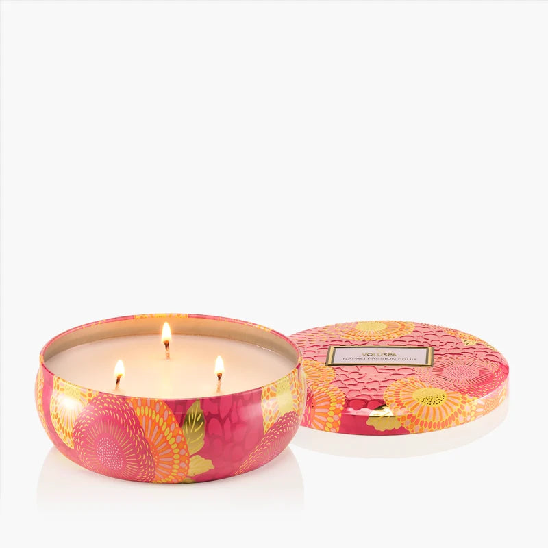 3 Wick Candle Napoli Passion Fruits