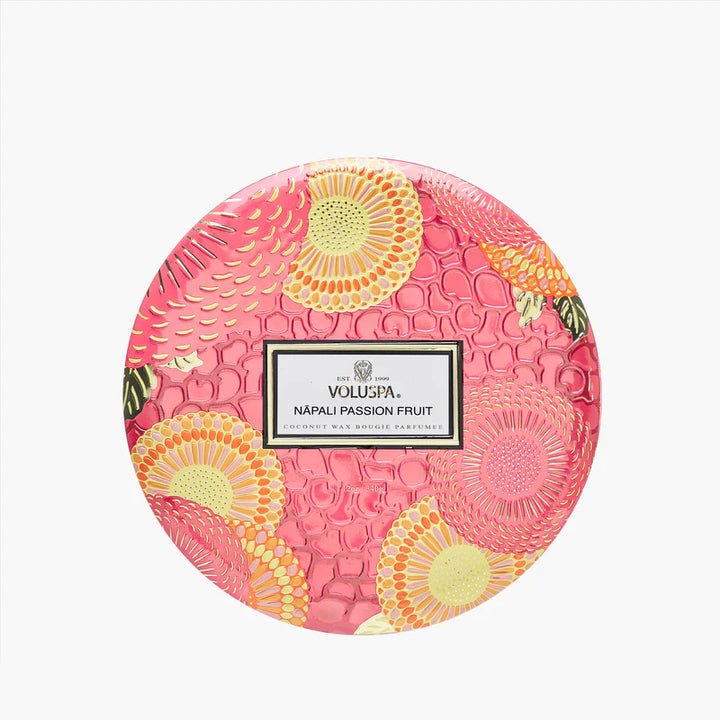 3 Wick Candle Napoli Passion Fruits