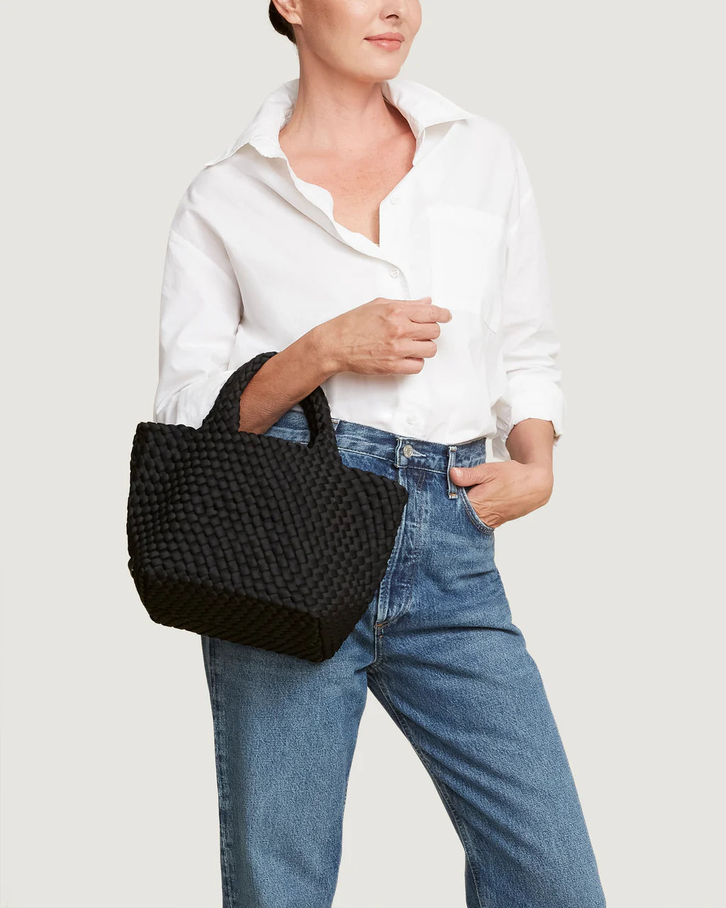 St Barths Small Tote Black