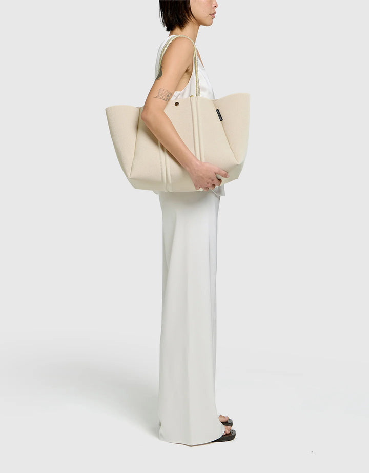 Meredian Large Tote Creme