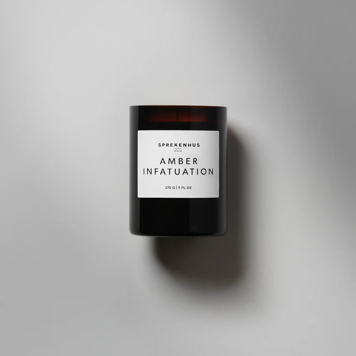 Fragranced candle 270 g - Amber Infatuation
