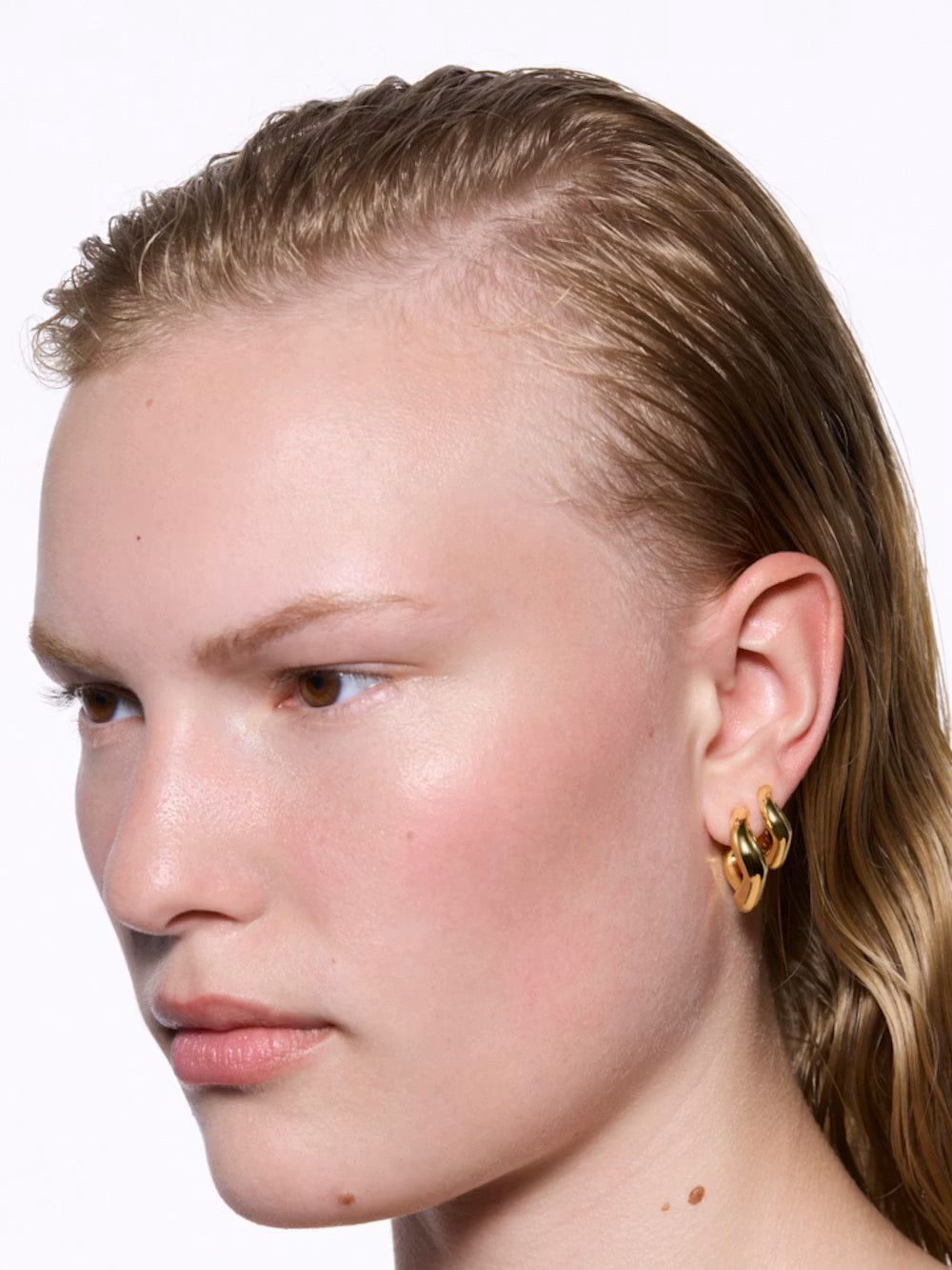 Anil Hoop Small Gold