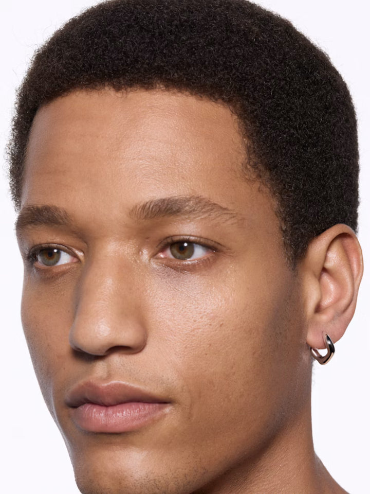 Anil Hoop Small Silver