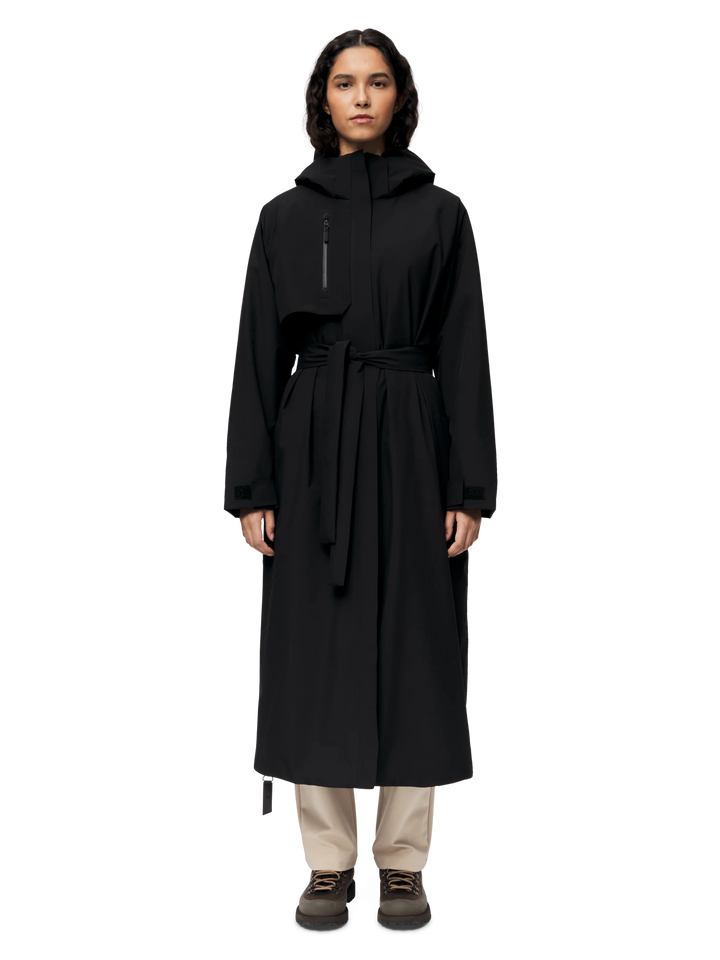 Åse insulated coat Black