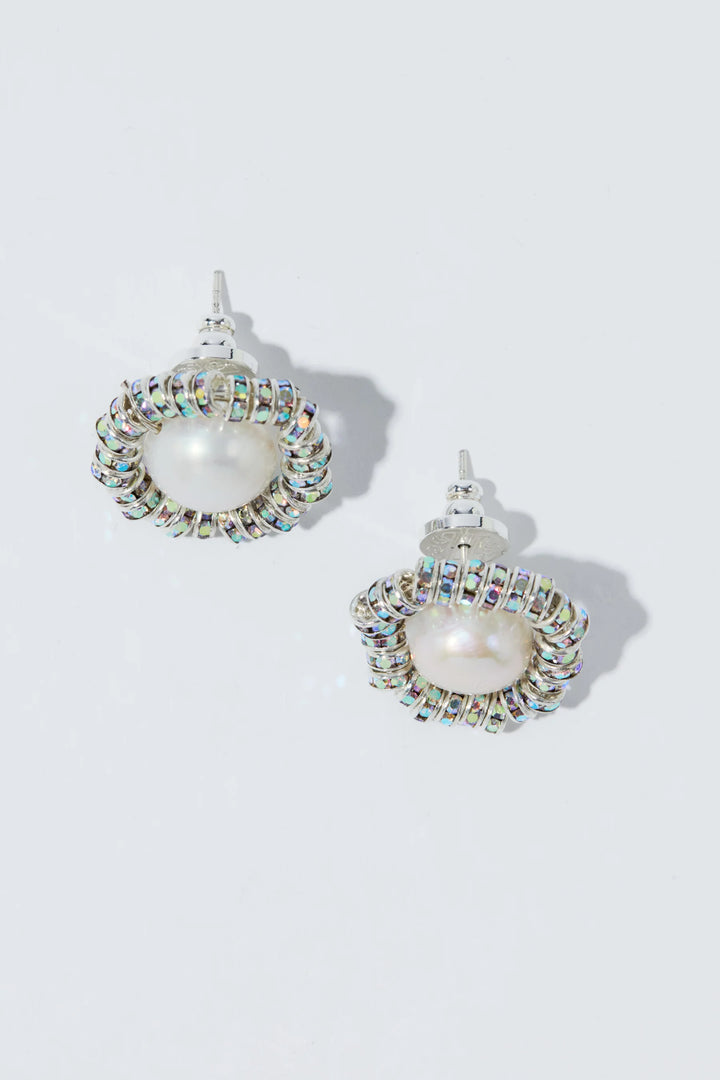 Baby Perla Studs Silver