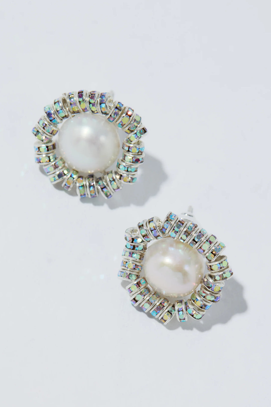 Baby Perla Studs Silver