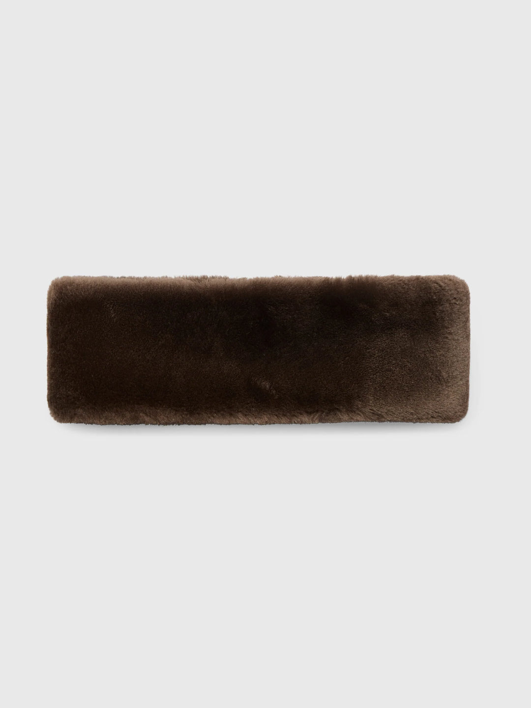 Oslo Shearling Headband Chocolate