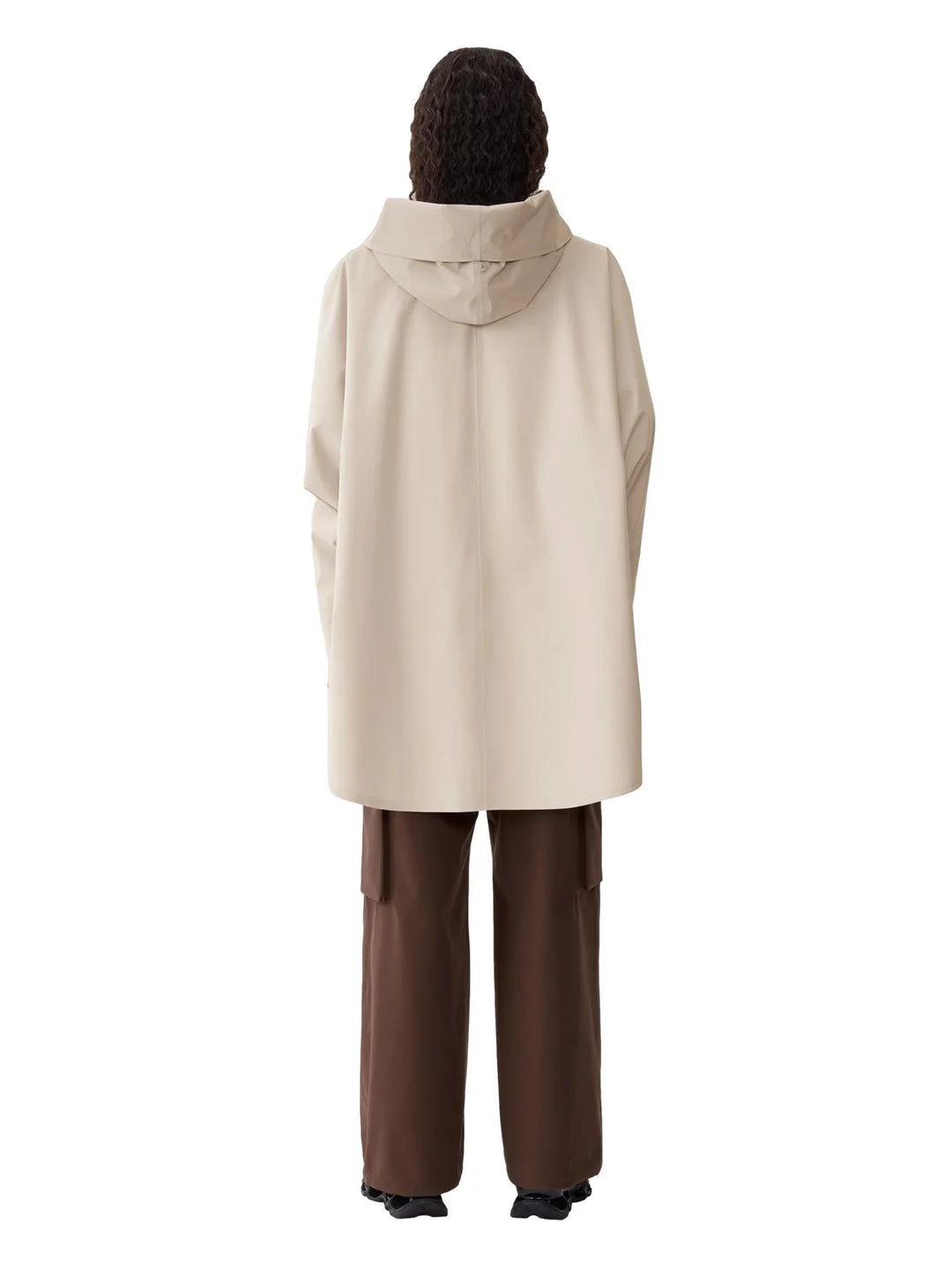Bergen poncho Beige