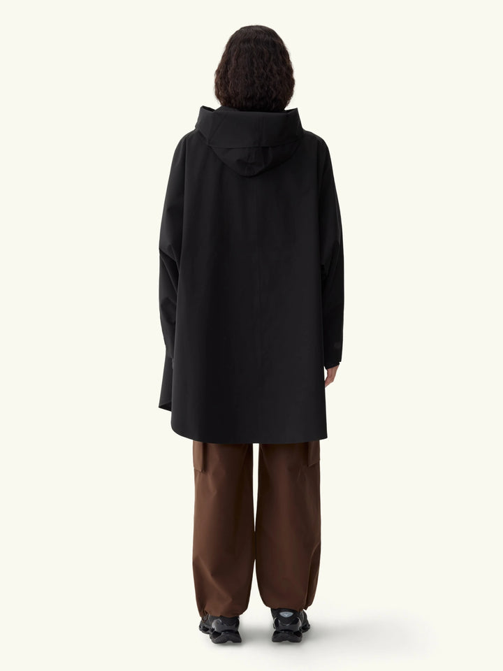 Bergen poncho Black