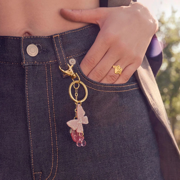 Beri Keychain Cranberry