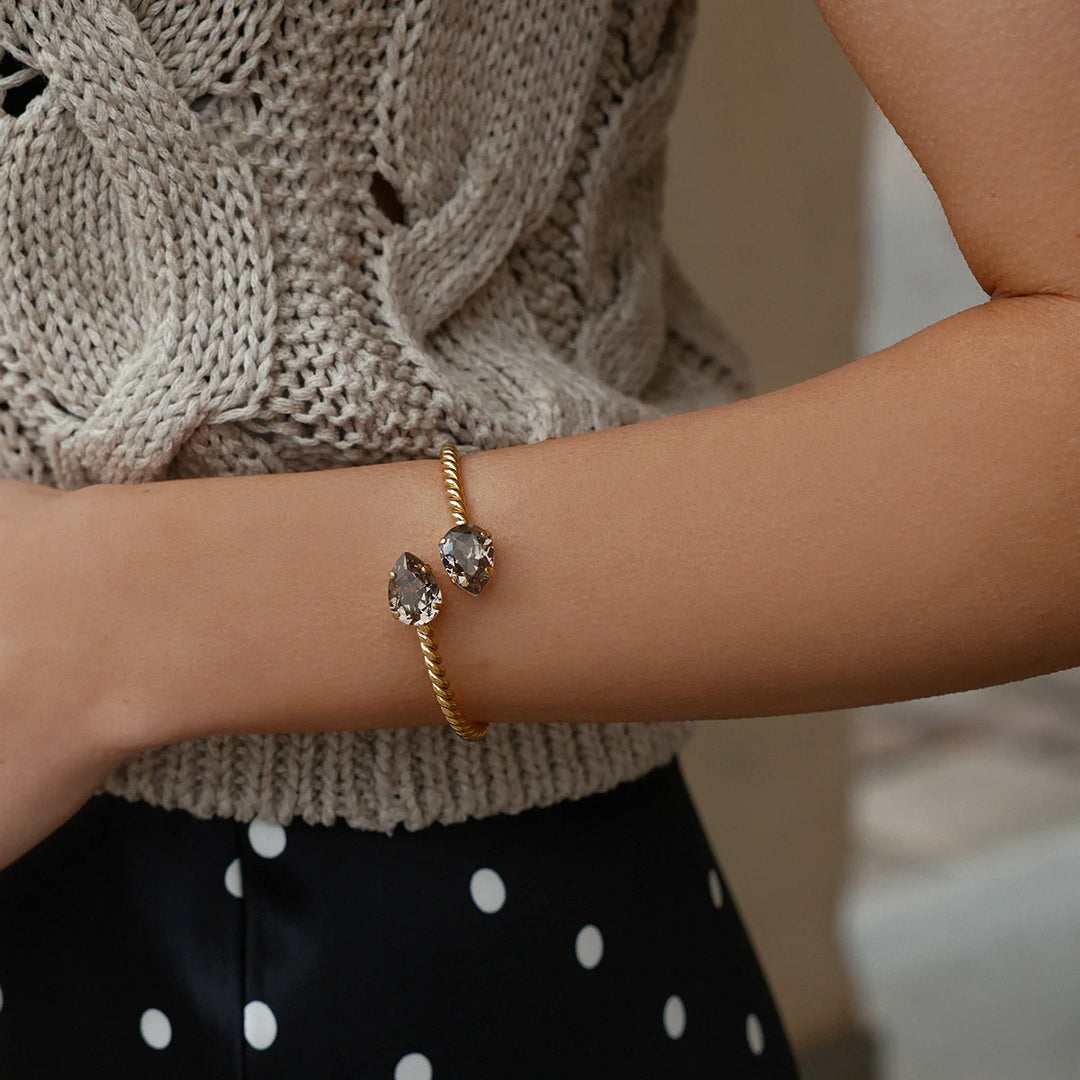 Mini drop bracelet greige