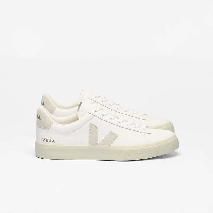Campo Leather White Natural Suede