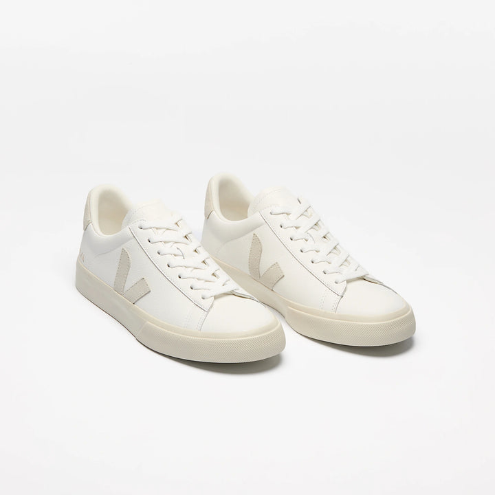 Campo Leather White Natural Suede