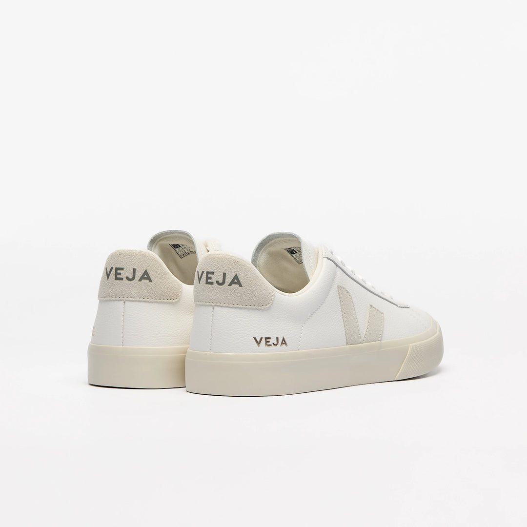 Campo Leather White Natural Suede