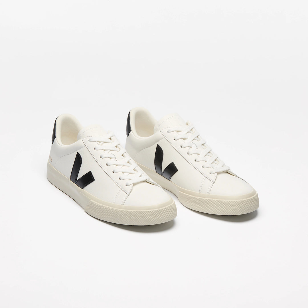 Campo Leather White Black