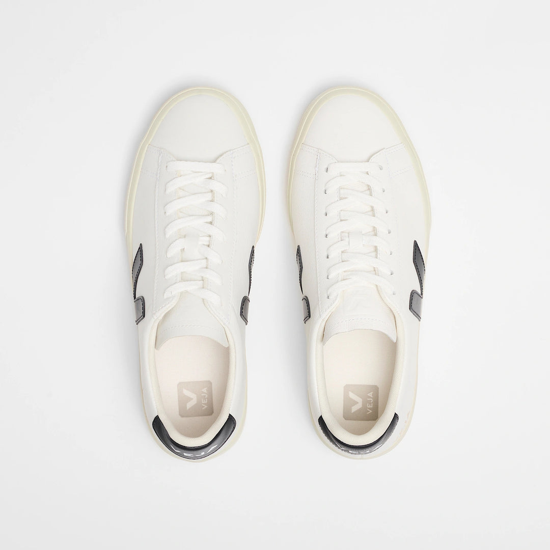 Campo Leather White Black