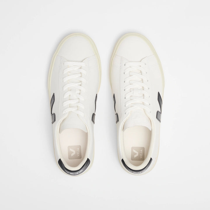 Campo Leather White Black