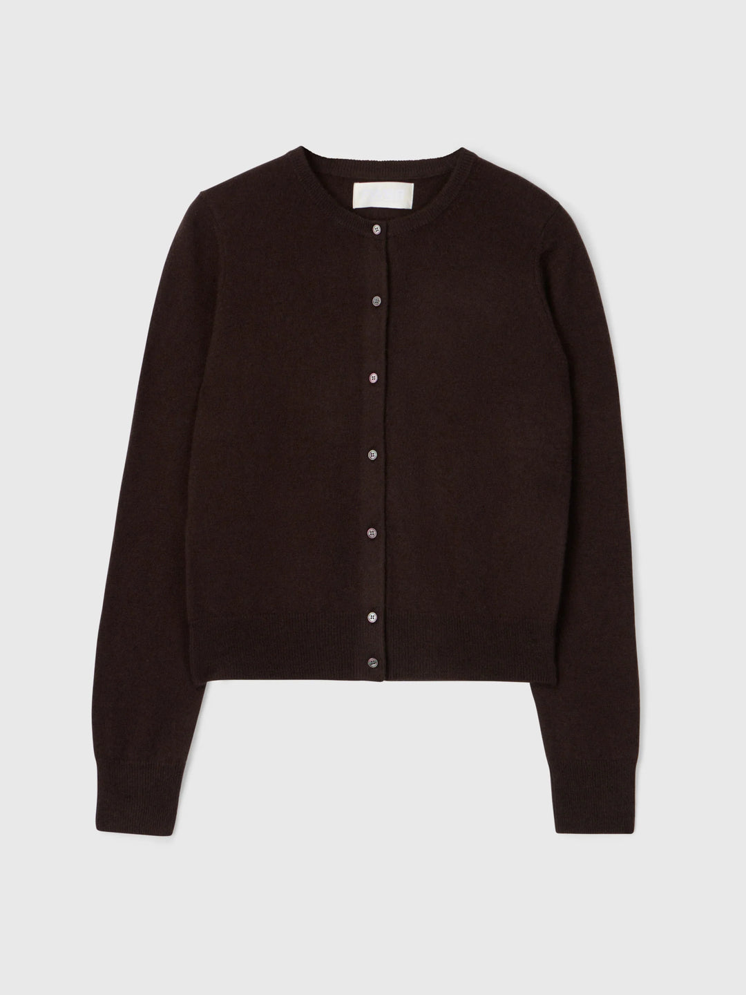 Classic Cashmere Cardigan Chocolate