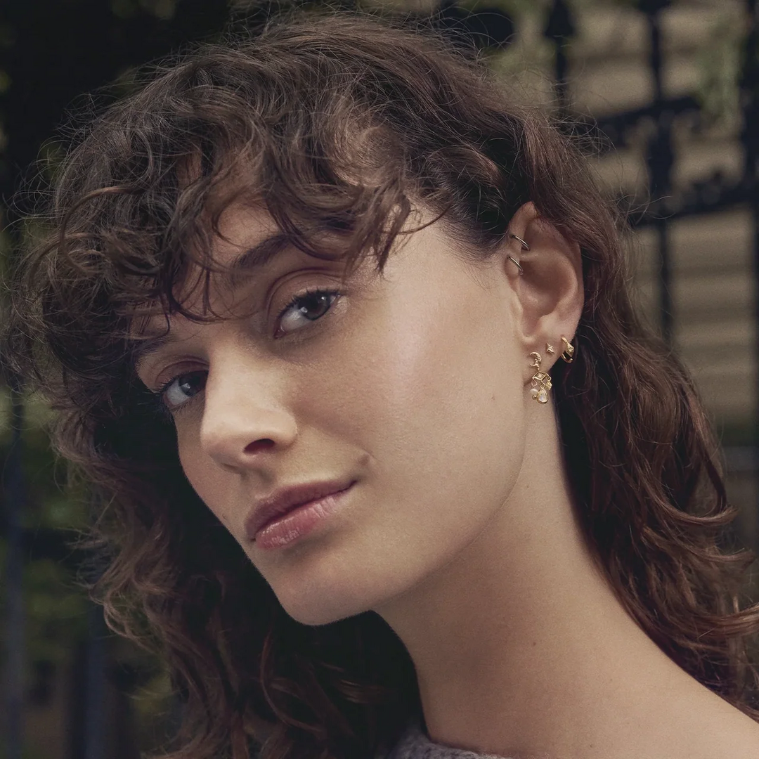 Colline Earrings Gold