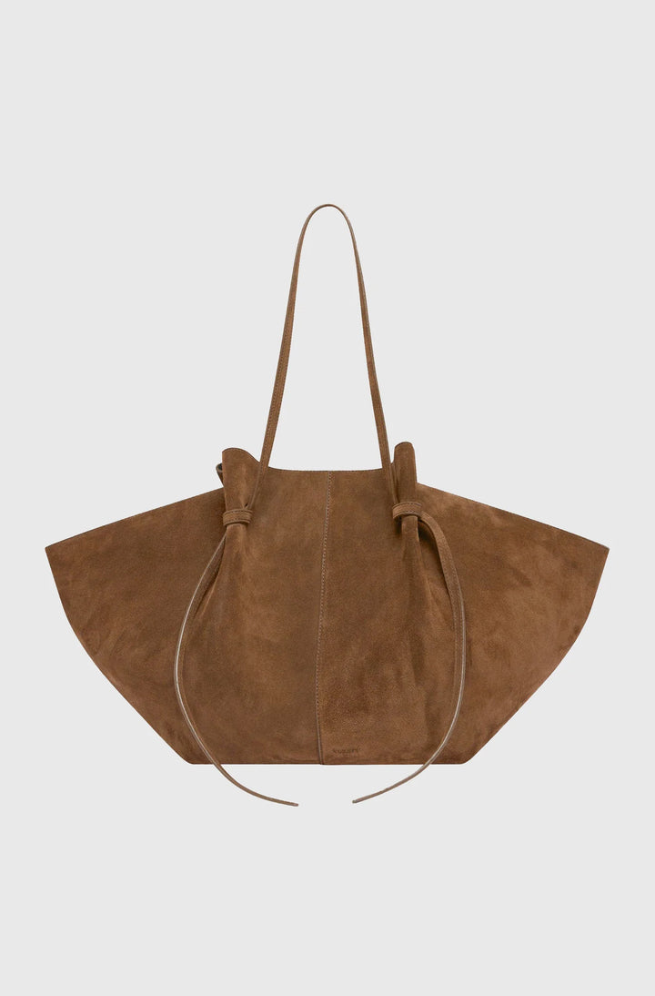 Large Mochi Suede Cognac