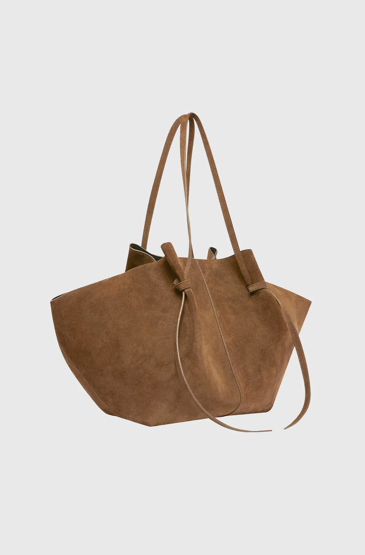 Large Mochi Suede Cognac
