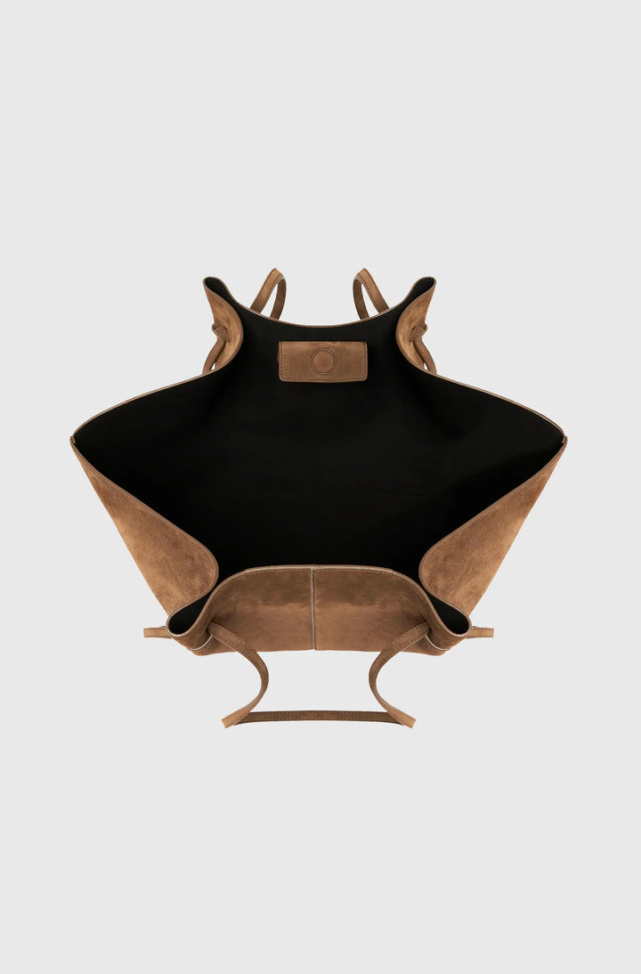 Large Mochi Suede Cognac