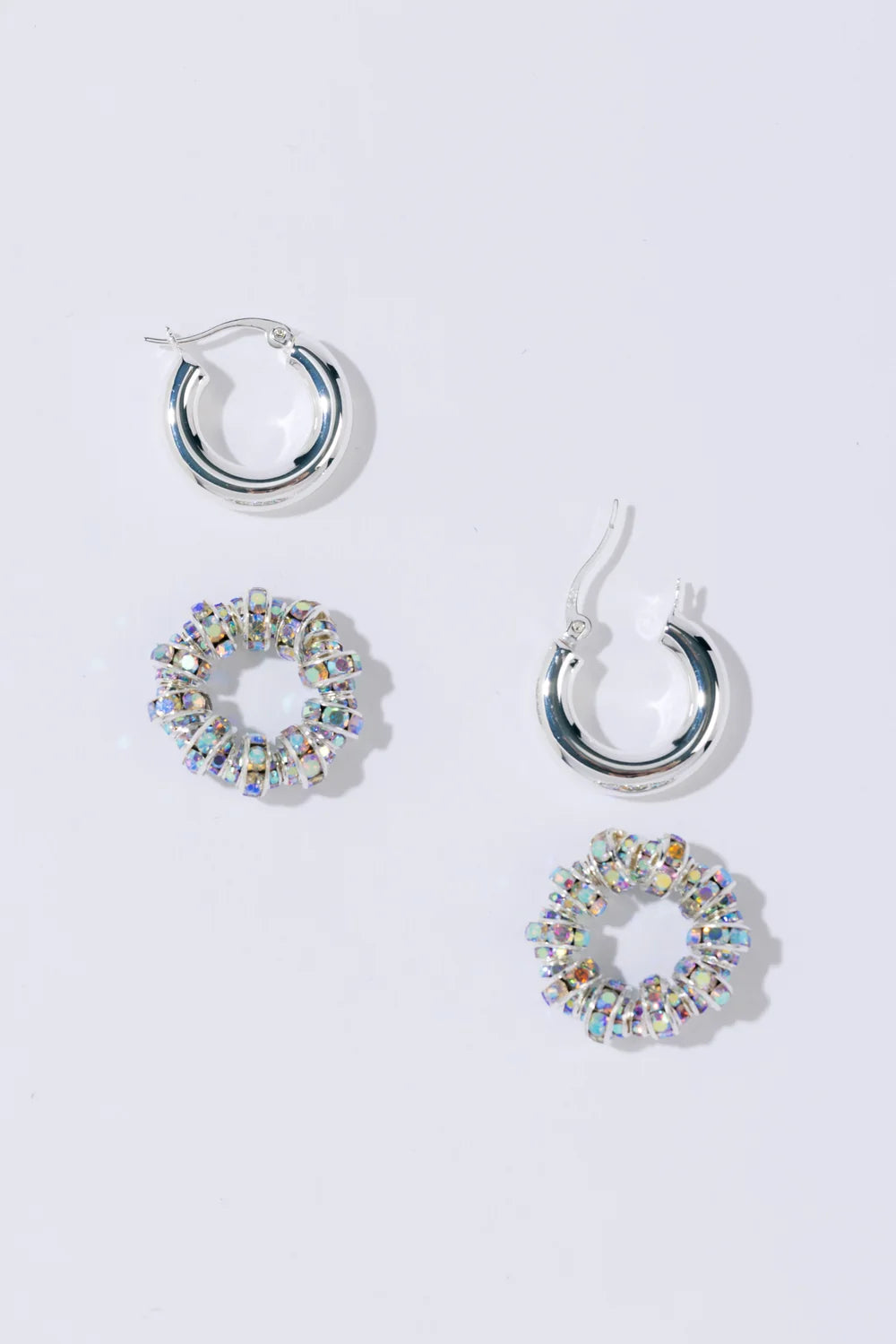 Les Creoles Petites Silver