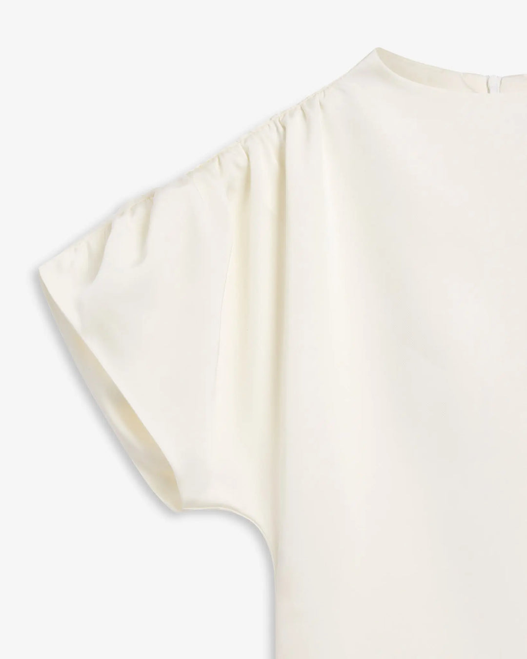Demi Top Pearl White