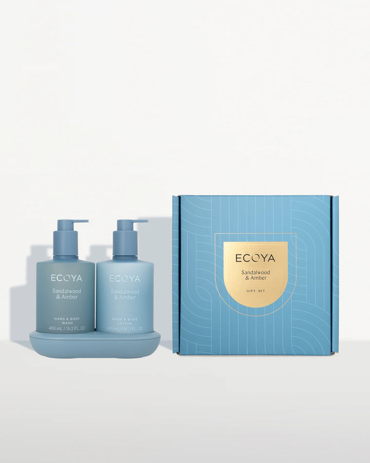 Gift Set with Tray Sandalwood &amp; Amber
