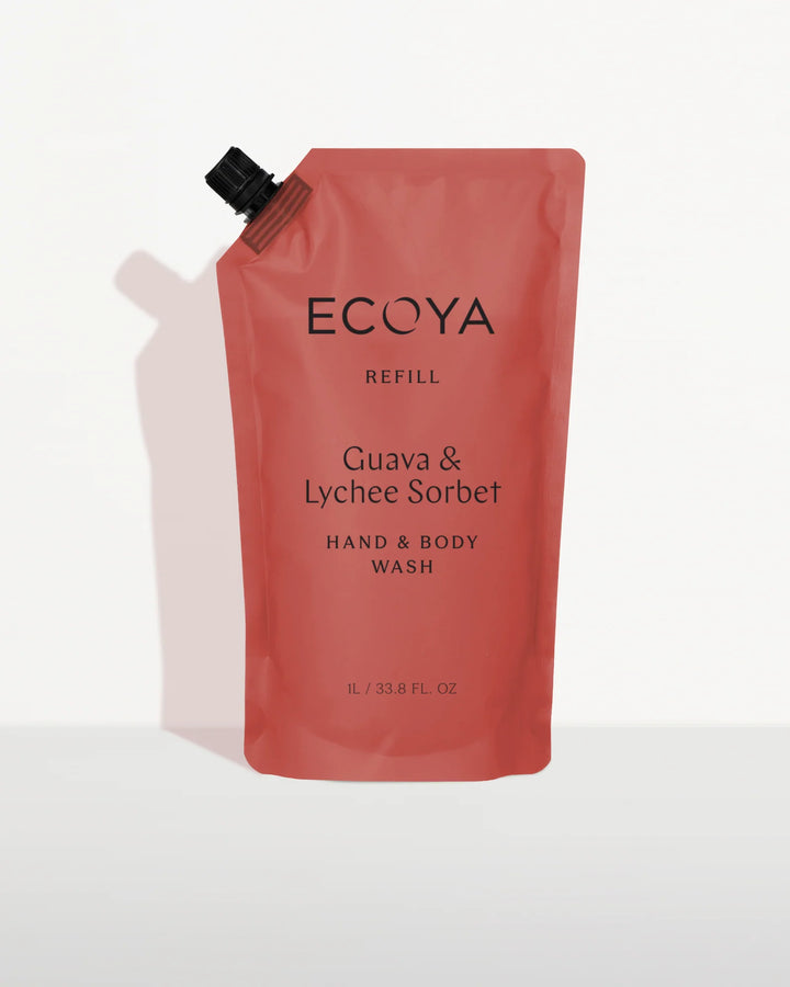 Refill Hand &amp; Body Wash 1 liter Guava &amp; Lychee