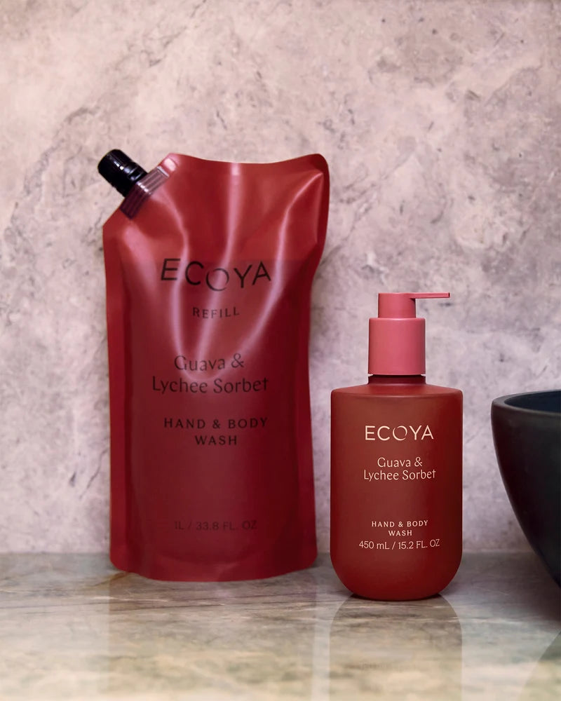 Refill Hand &amp; Body Wash 1 liter Guava &amp; Lychee