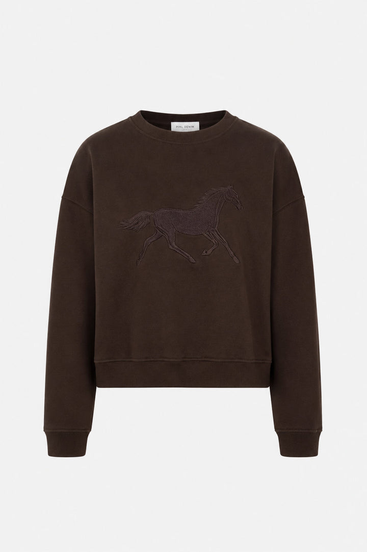 Moira Sweatshirt Dark brown