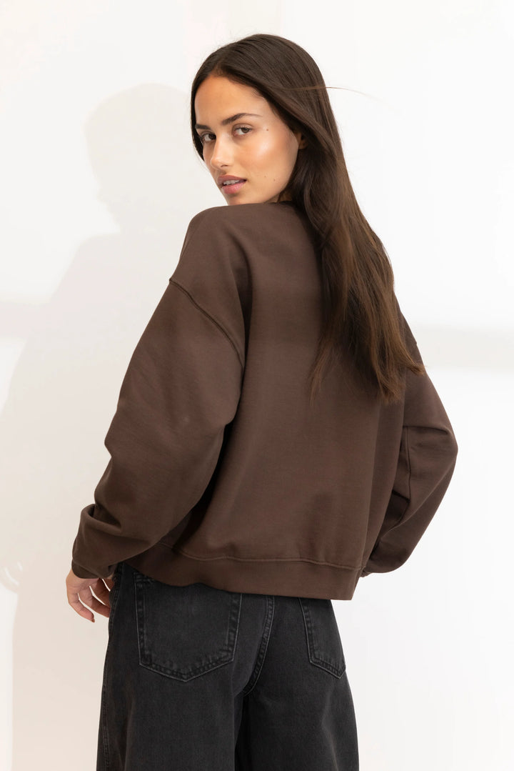 Moira Sweatshirt Dark brown