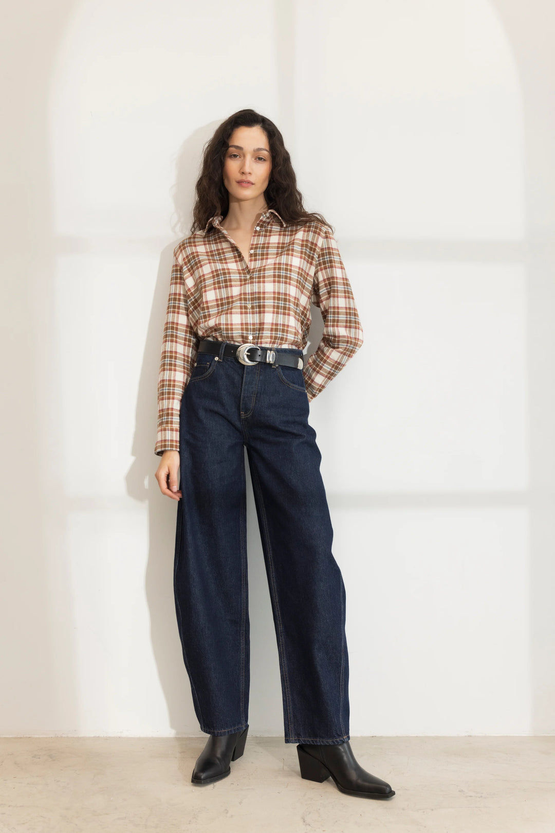 Joan Flannel Shirt Red Check