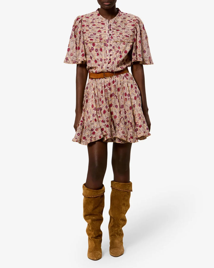 Daynia Ecru Raspberry