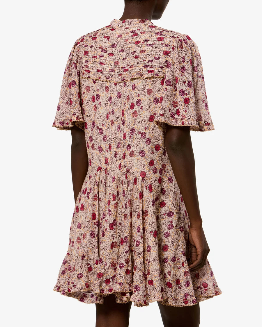 Daynia Ecru Raspberry