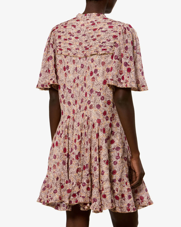 Daynia Ecru Raspberry