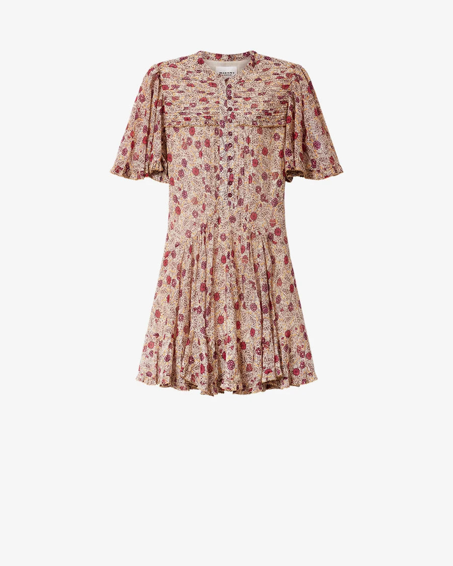 Daynia Ecru Raspberry
