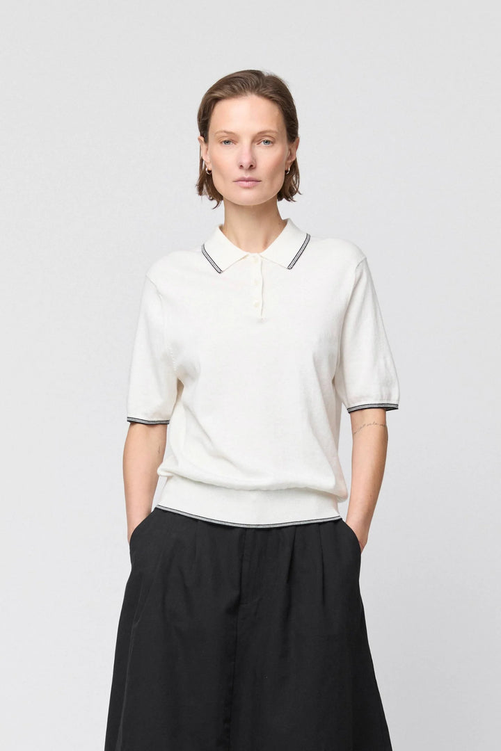 Knit Polo Tee