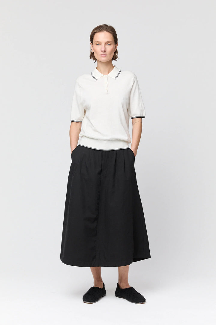 Knit Polo Tee