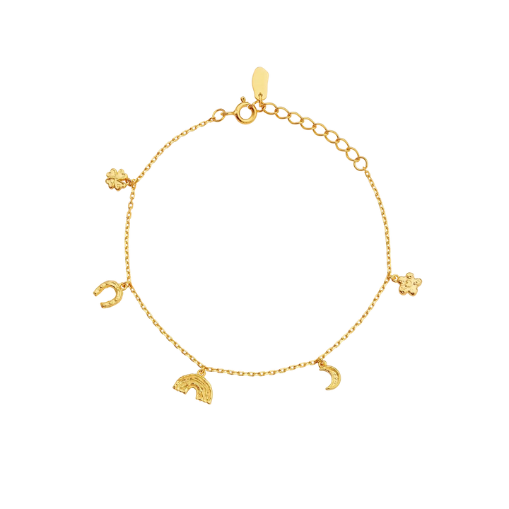 Lucky Charm Bracelet Gold