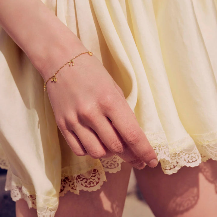 Lucky Charm Bracelet Gold