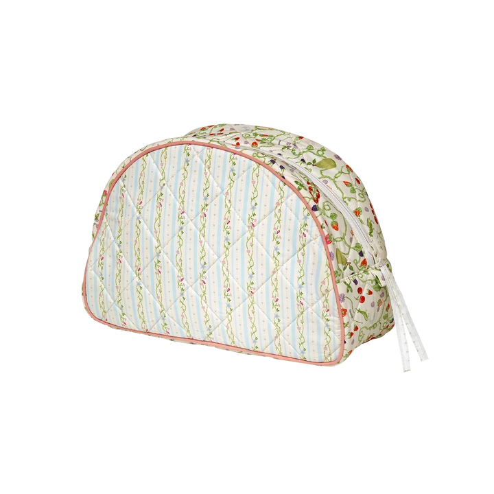 Makeup Bag Big Summer Stripes Blue