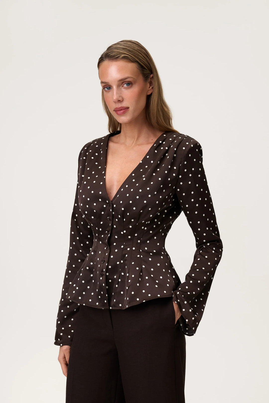 Marmo Blouse Espresso
