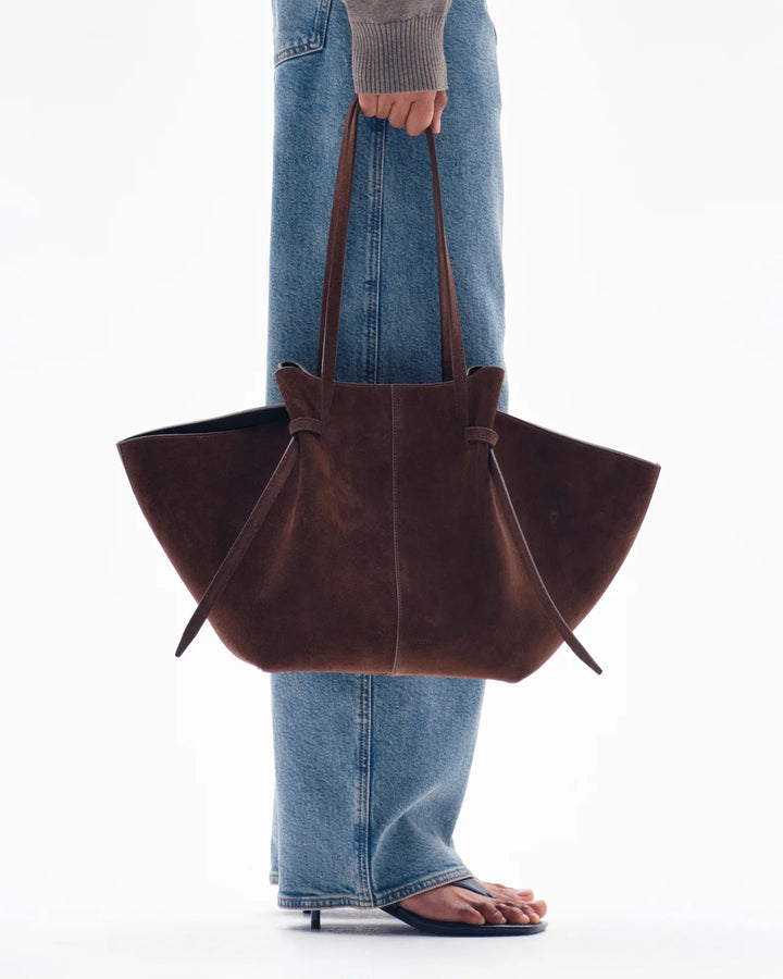 Large Mochi Suede Chocolate