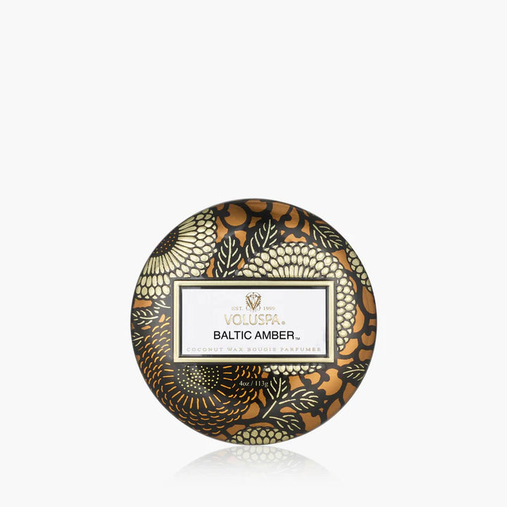 Mini Tin Candle Baltic Amber