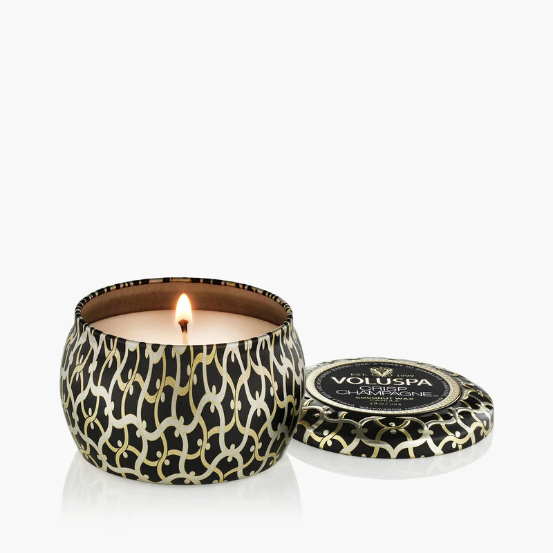 Mini Tin Candle Crisp Champagne