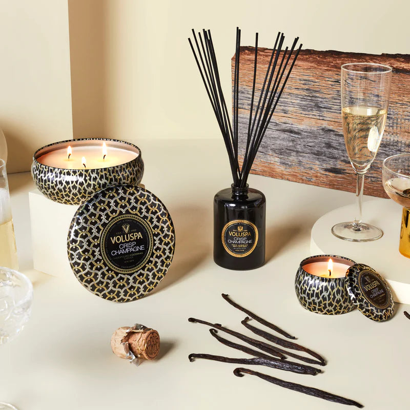 Mini Tin Candle Crisp Champagne