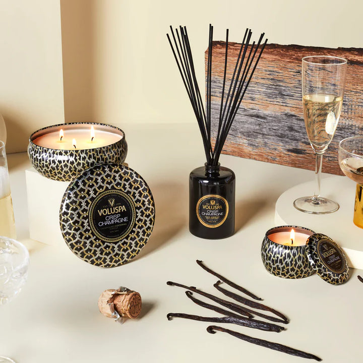 Mini Tin Candle Crisp Champagne