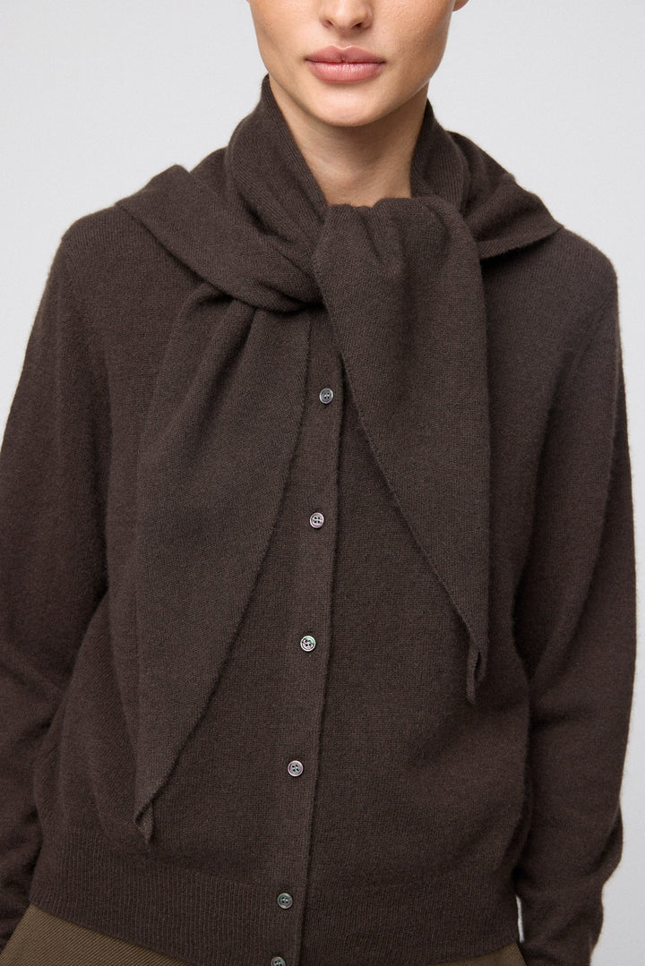 Memoir Cashmere Scarf Chocolate